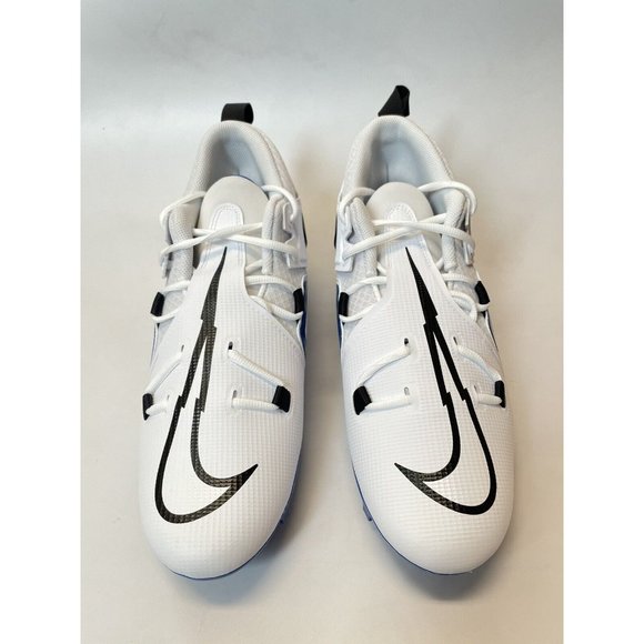 Nike Alpha Menace Pro 3 Football Cleats White Blue CT6649-101 Men’s Size 13